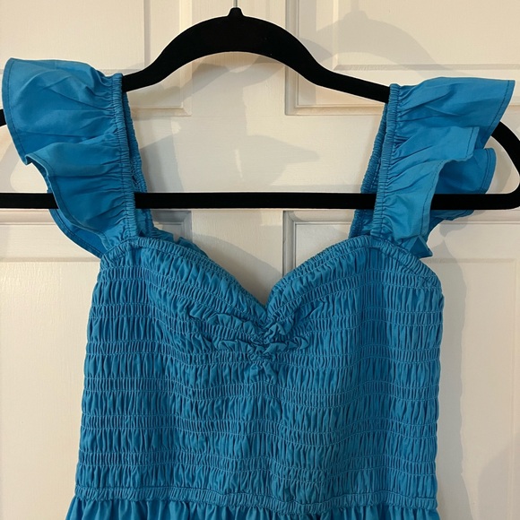Bright Blue Abercrombie sundress - Picture 3 of 6
